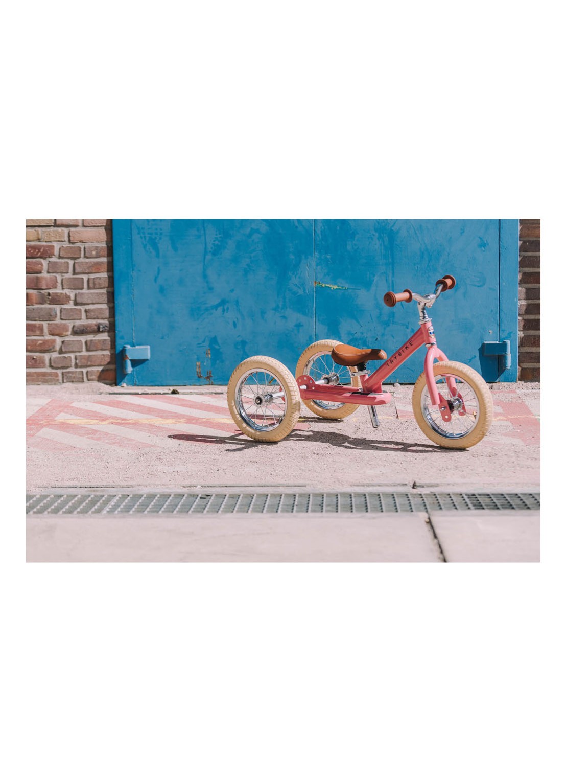 Trybike 2-in-1 loopfiets van staal - detail 6 roze
