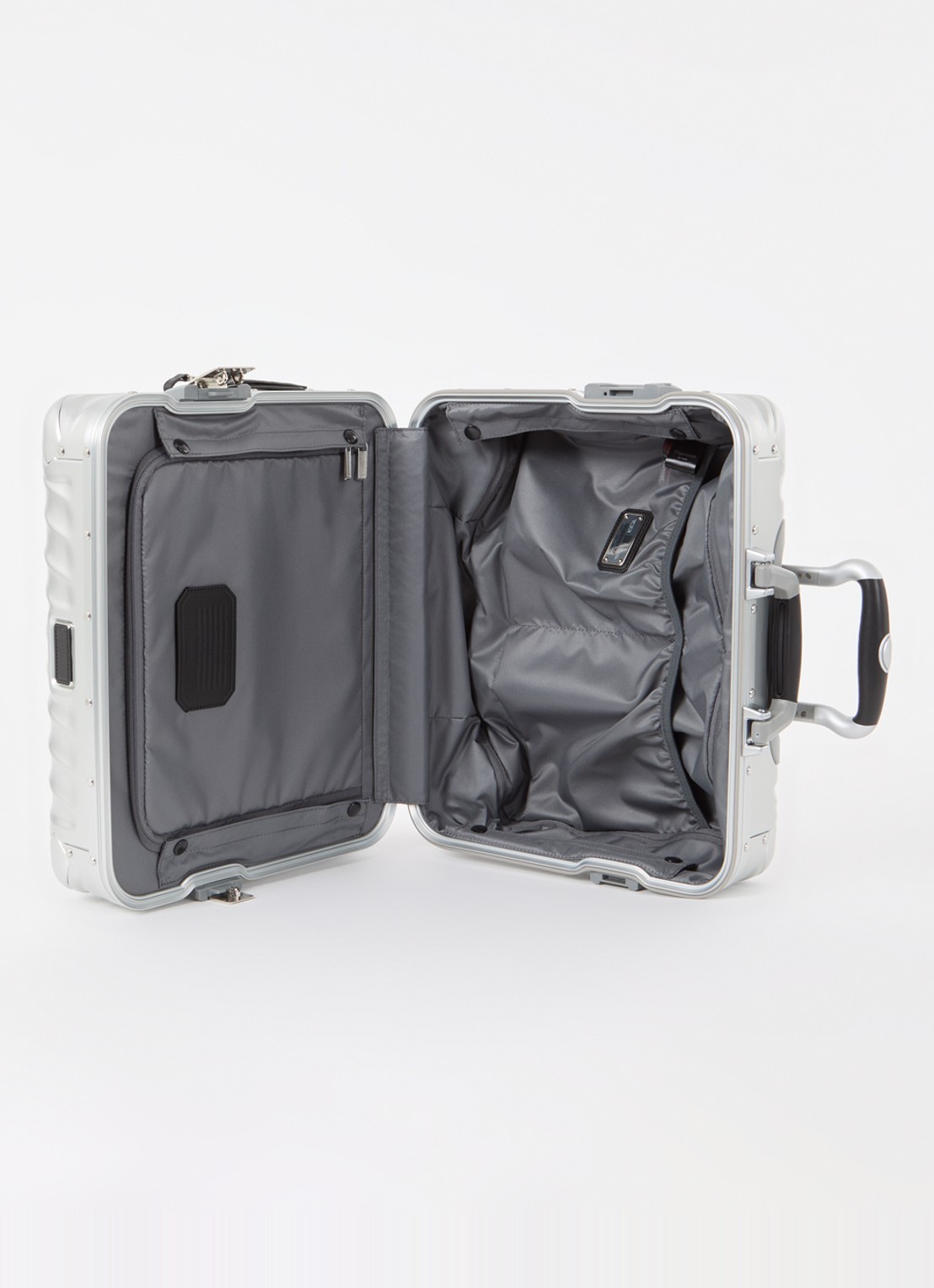 TUMI 19 Degree Compact aluminium spinner 40,5 cm  - voorkant 5 metallic