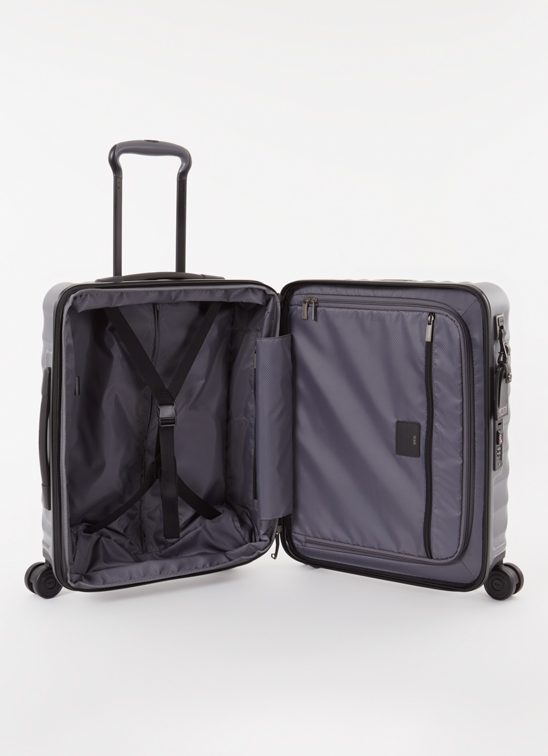 TUMI 19 Degree Continental uitbreidbare spinner 55 cm - voorkant 2 grijs