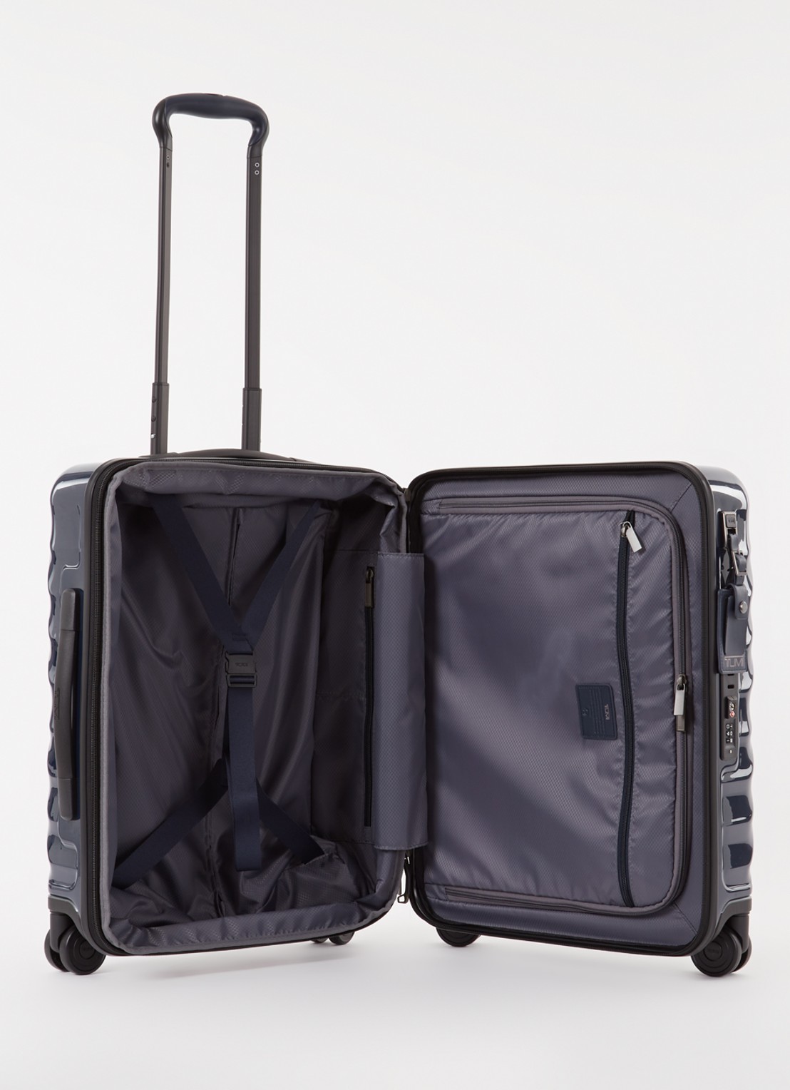 TUMI 19 Degree Continental uitbreidbare spinner 55 cm - voorkant 2 donkerblauw