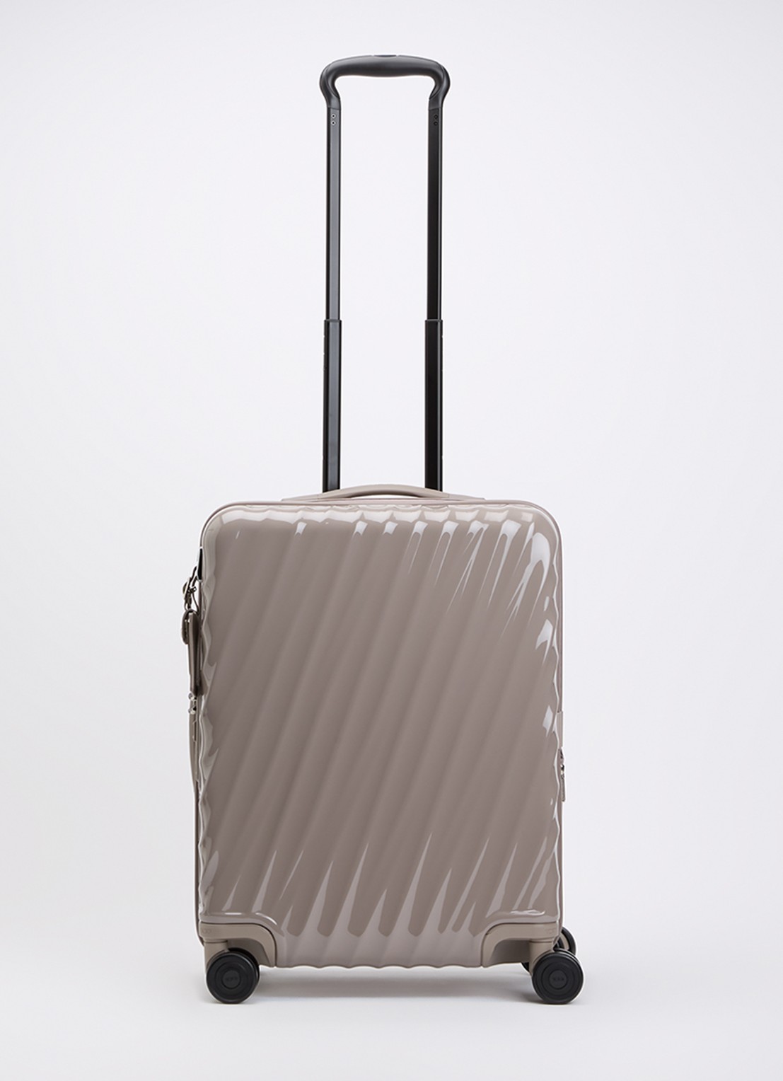 TUMI 19 Degree Continental vergrootbare spinner 55 cm - voorkant 2 donkerbeige