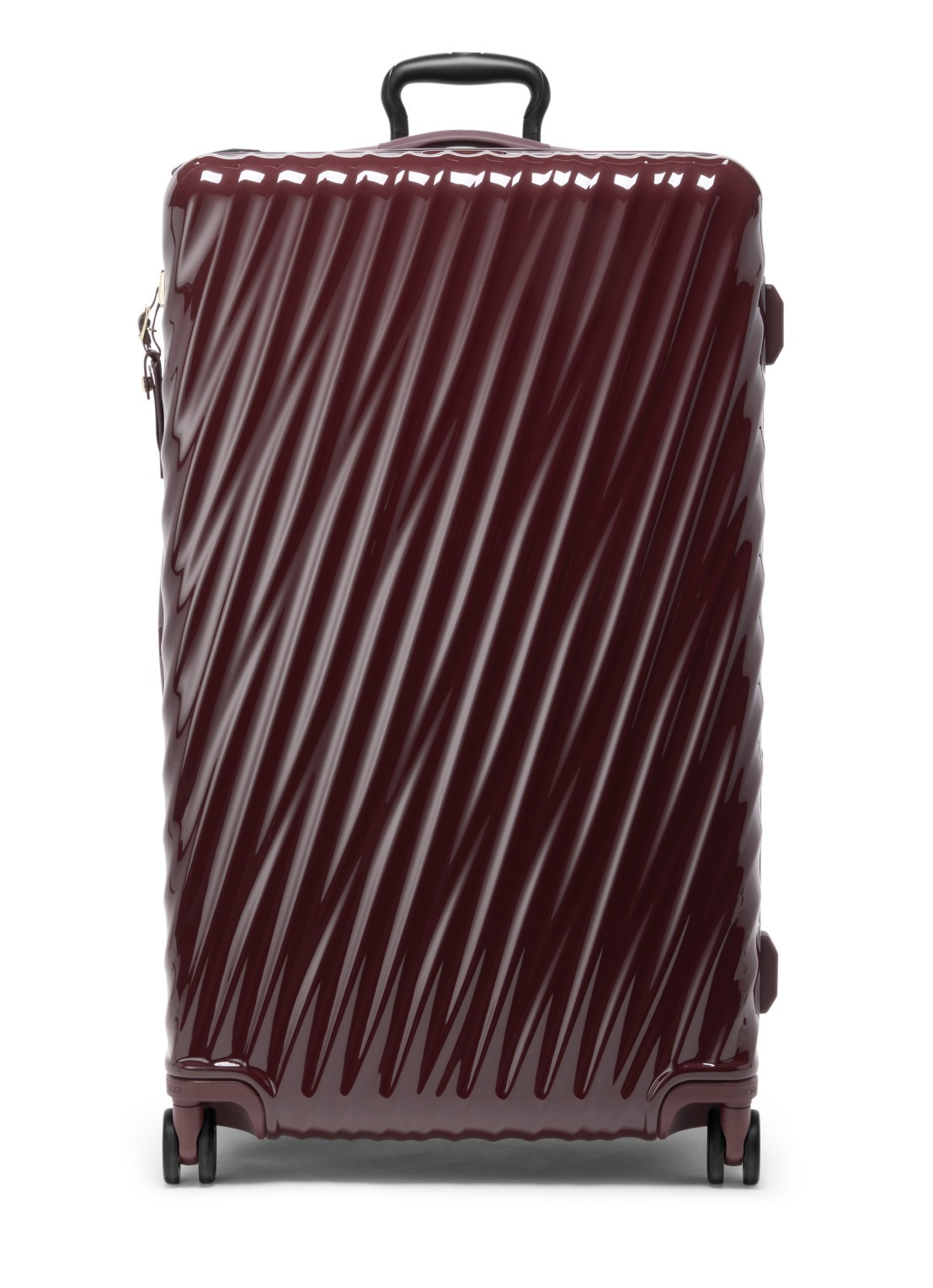 TUMI 19 Degree Extended Trip vergrootbare spinner met USB-poort 76 cm - voorkant 7 bordeauxrood