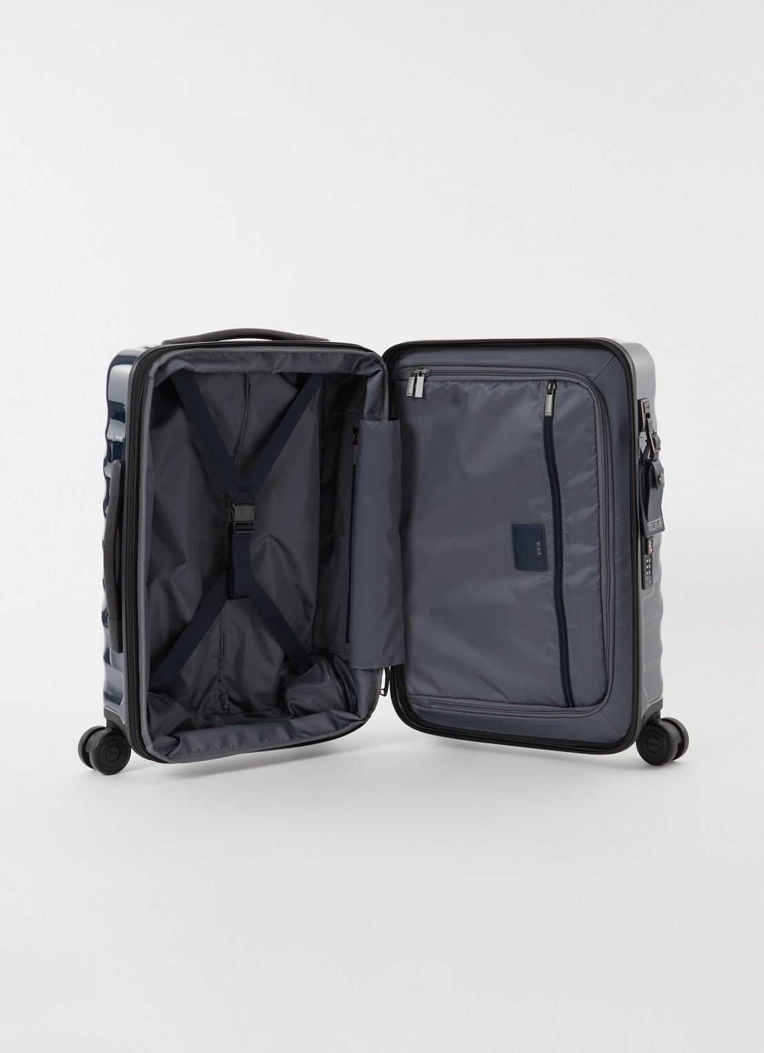 TUMI 19 Degree International vergrootbare spinner 55 cm  - detail 2 donkerblauw