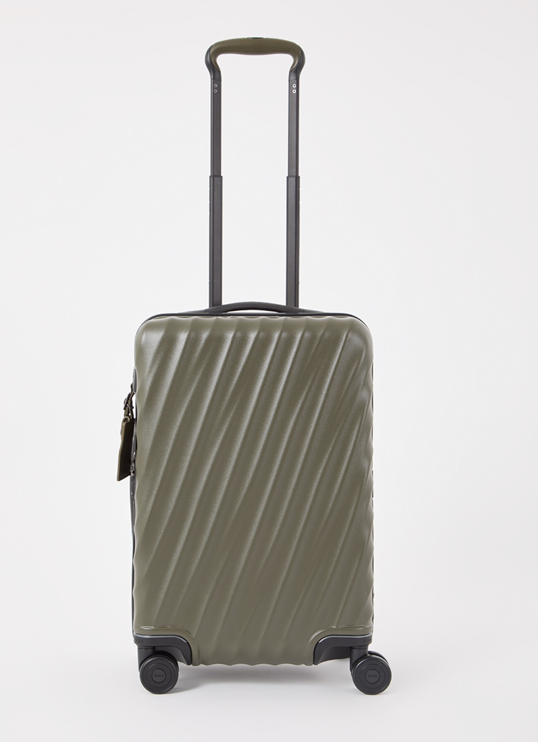 TUMI 19 Degree International vergrootbare spinner 55 cm  - voorkant 3 legergroen