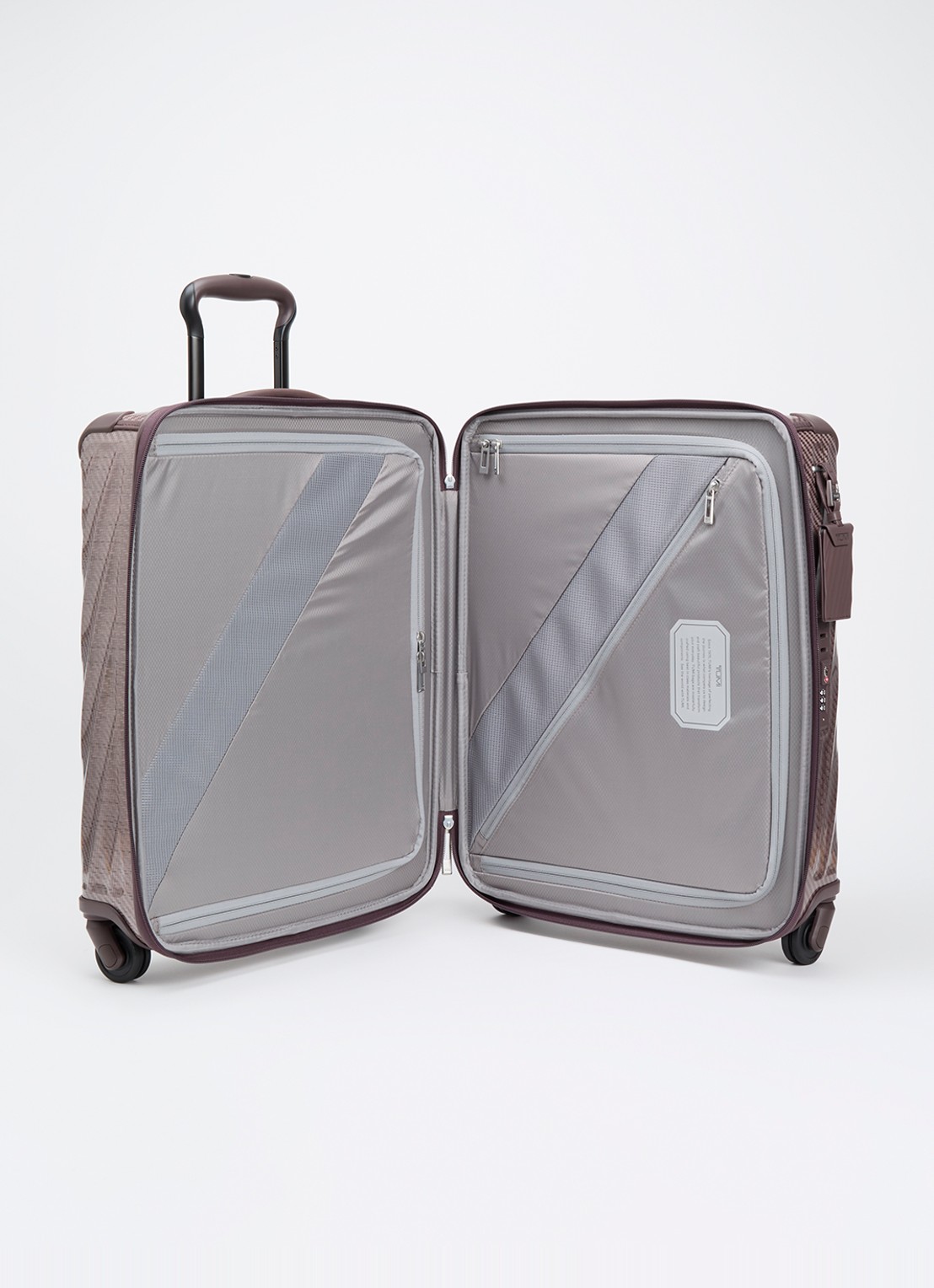 TUMI 19 Degree Lite Continental spinner 55 cm - voorkant 2 taupe
