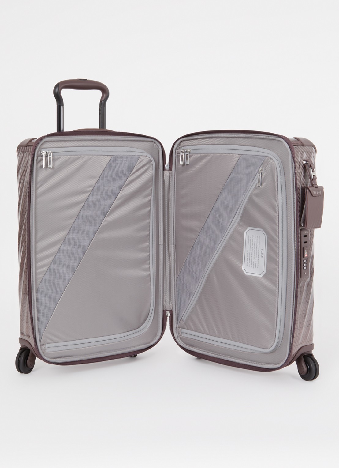 TUMI 19 Degree Lite International spinner 55 cm - voorkant 2 oudroze