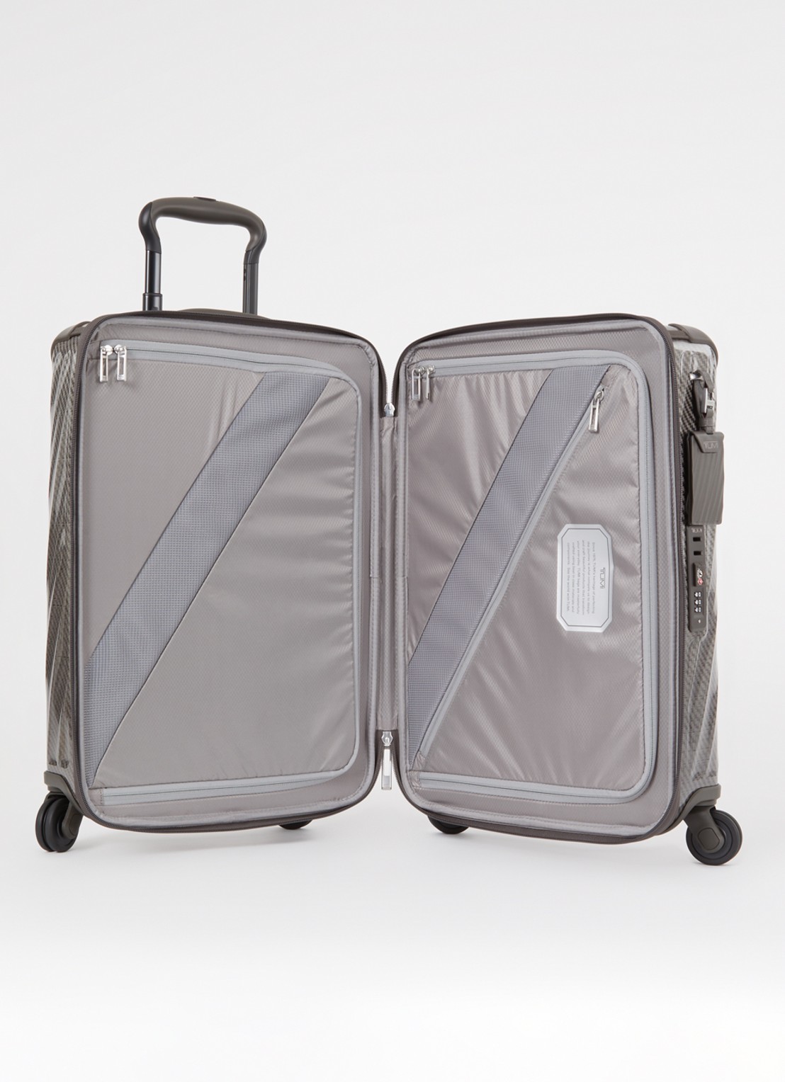 TUMI 19 degree Lite International spinner 55 cm - voorkant 2 grijs
