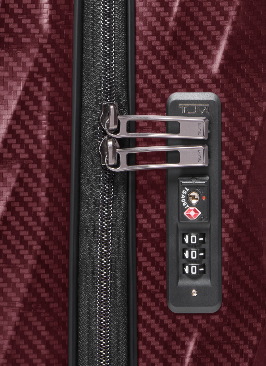 TUMI 19 Degree Lite International spinner 55 cm - detail 5 bordeauxrood