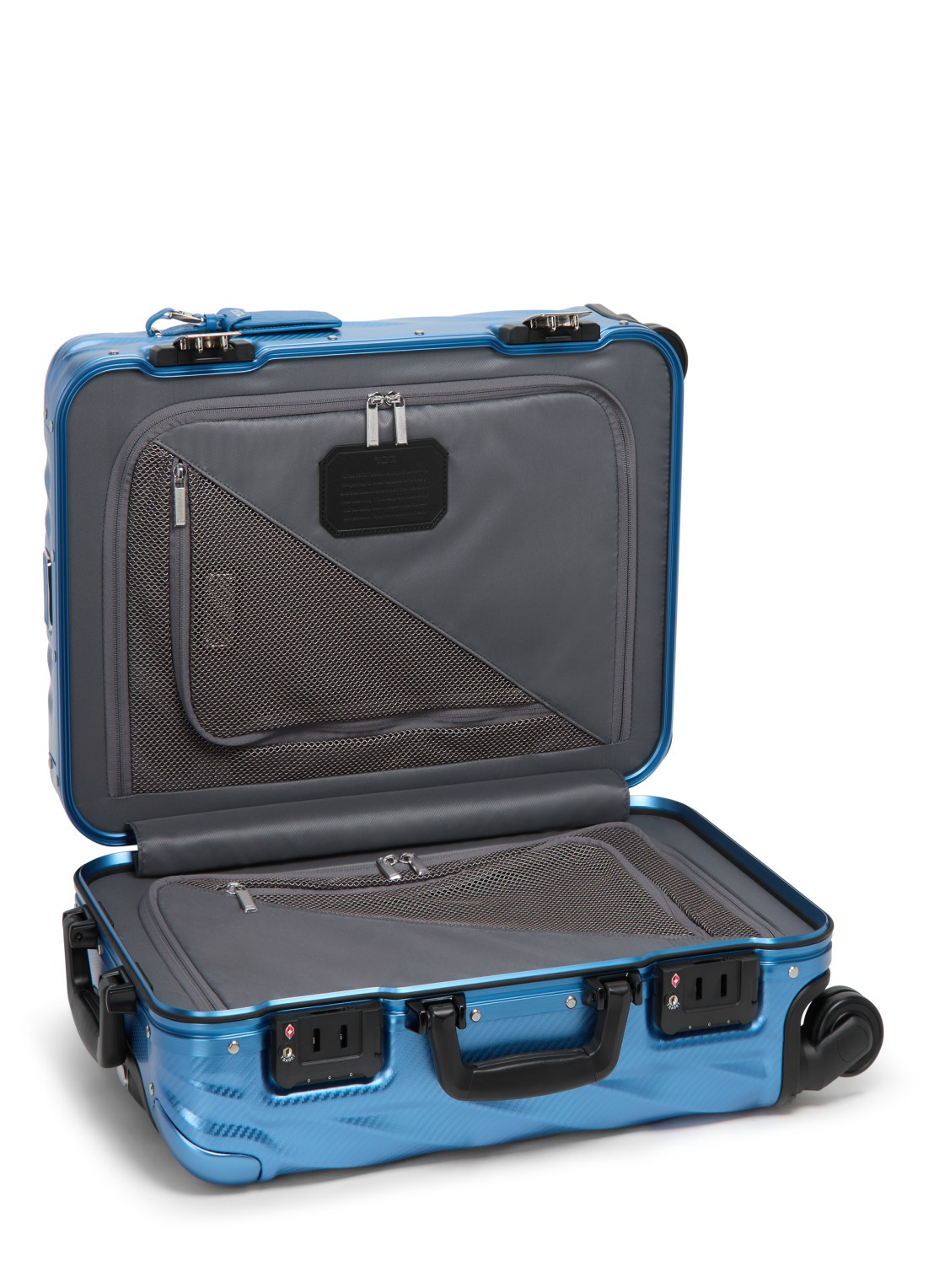 TUMI 19 Degree spinner 56 cm - voorkant 6 blauw