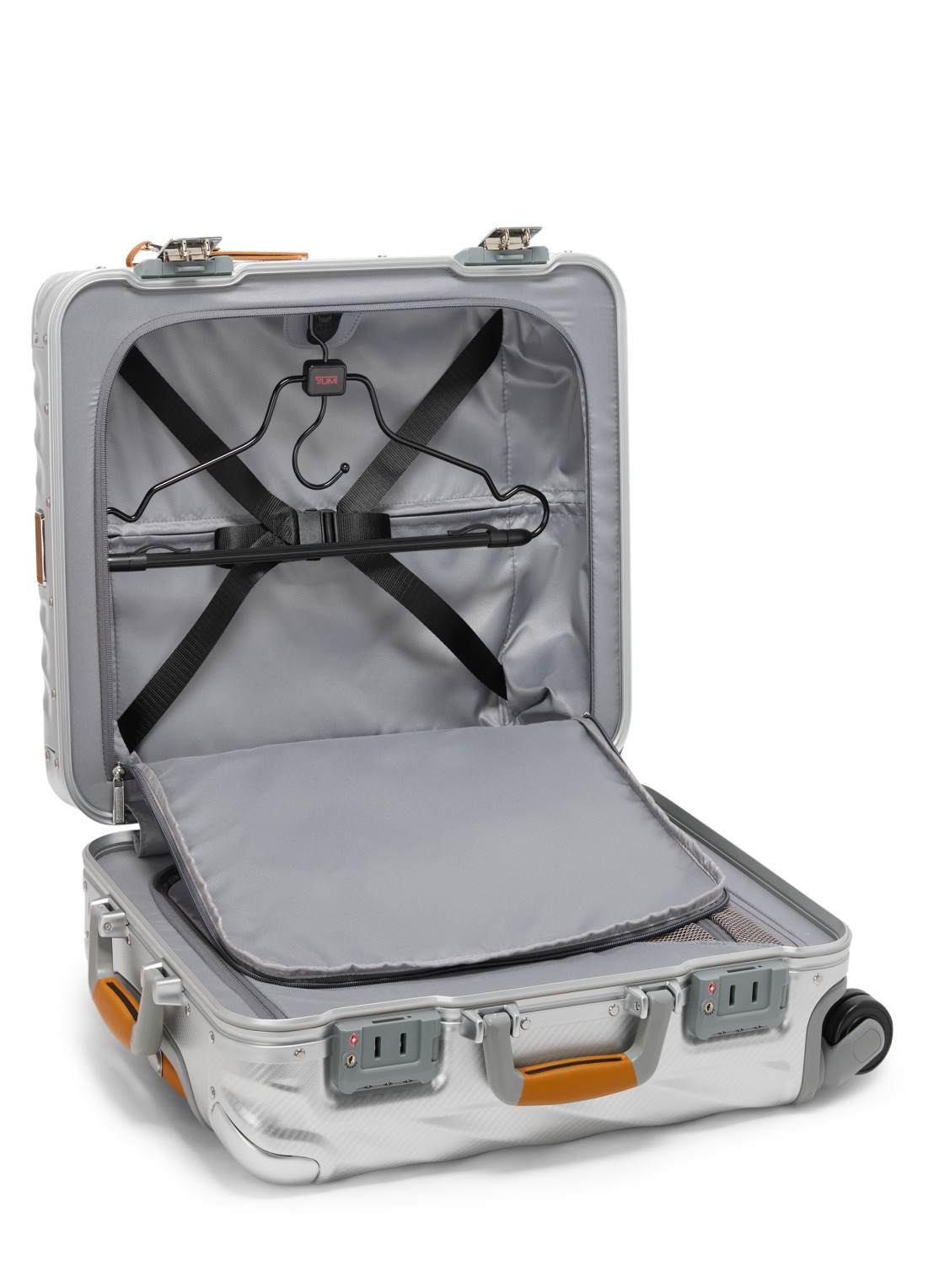 TUMI 19 Degree spinner 56 cm - achterkant zilver