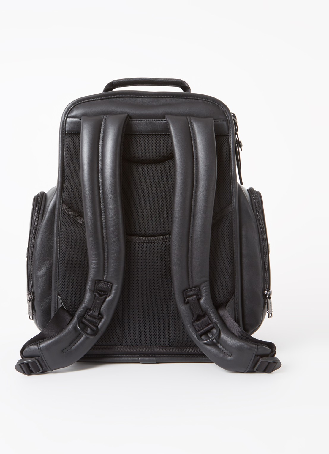 TUMI Alpha 3 Brief Pack rugzak met 15 inch laptopvak - achterkant zwart