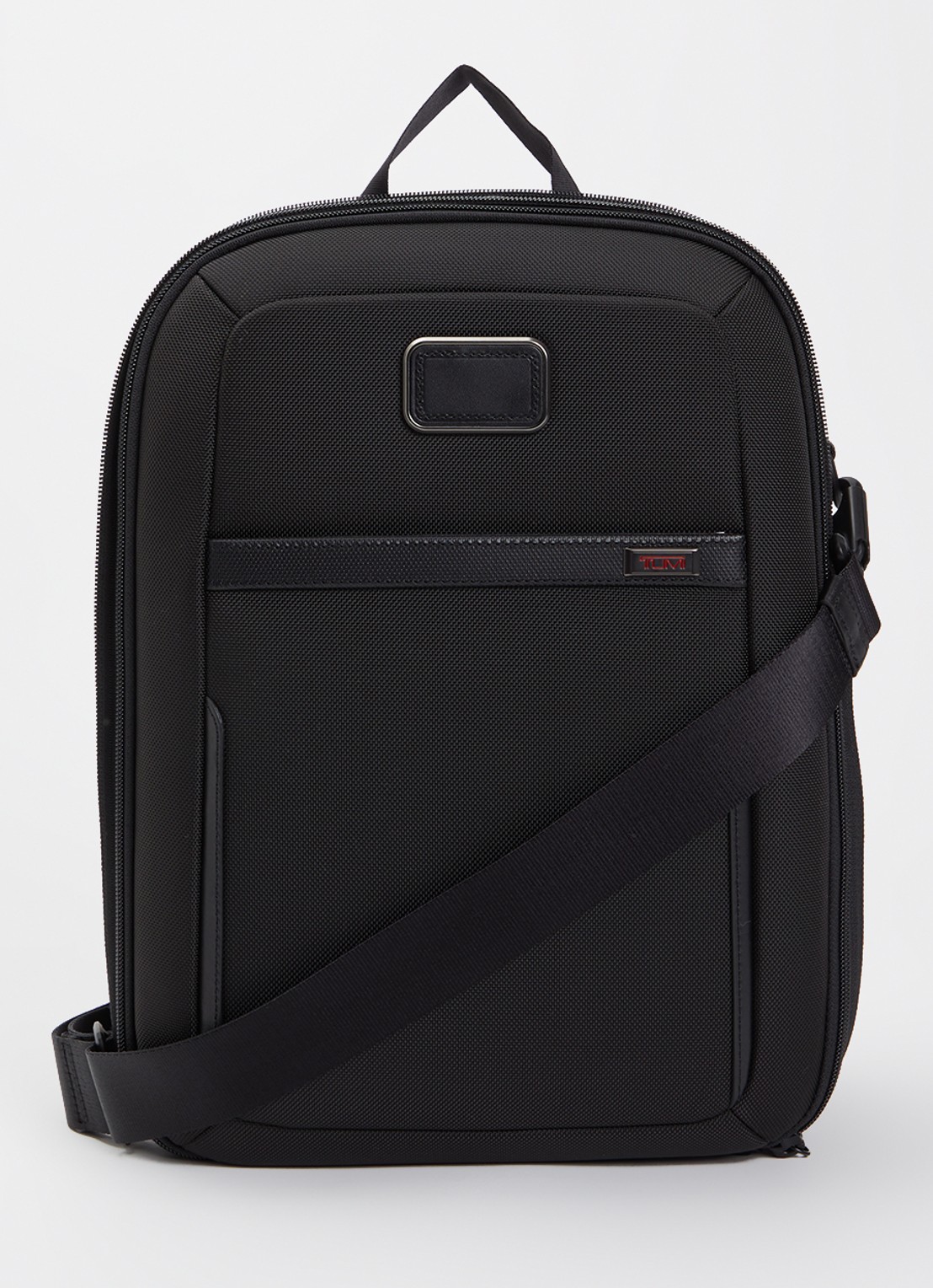 TUMI Alpha 3 crossbody schoenentas - unisex - voorkant 4 zwart