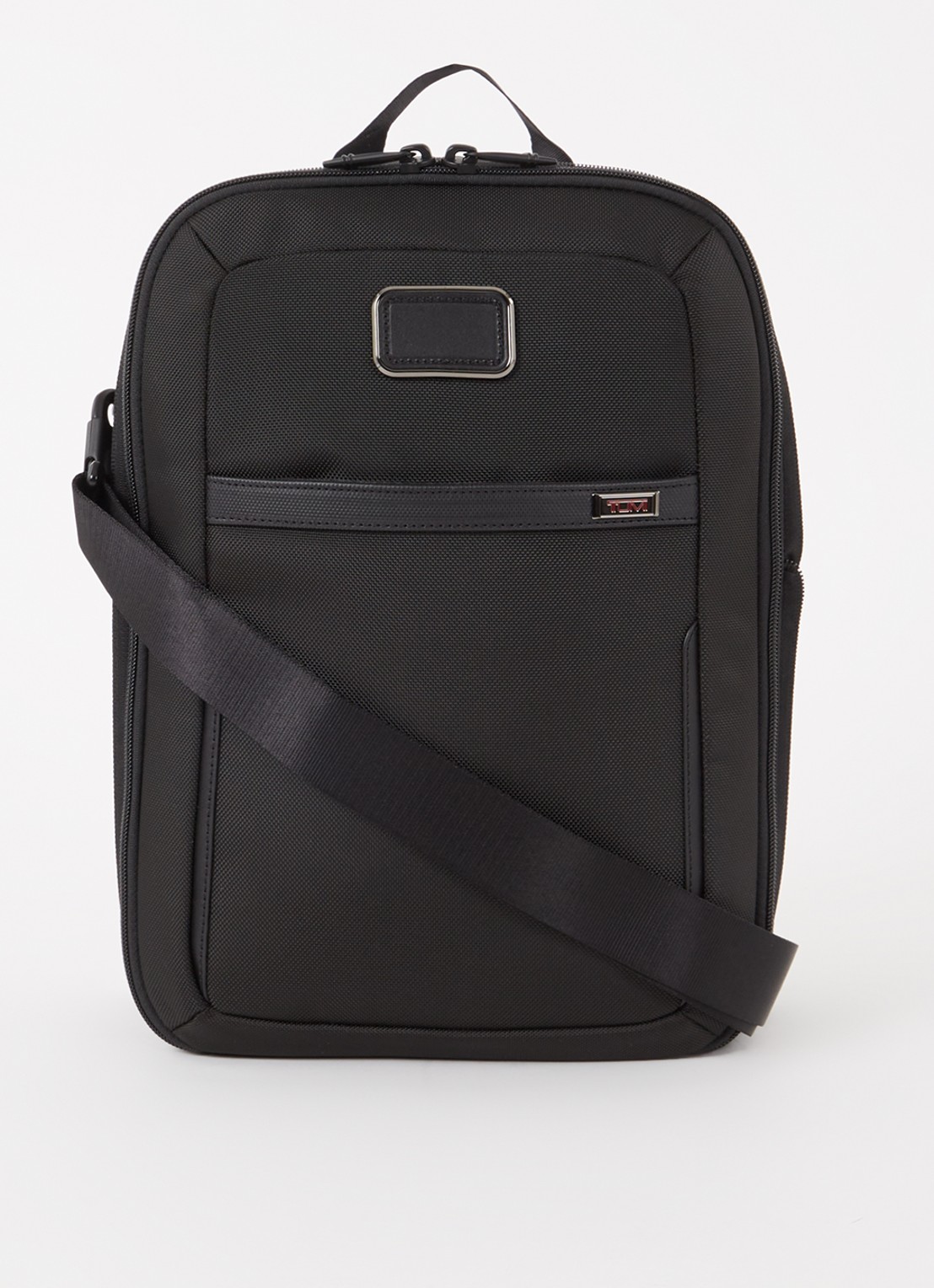 TUMI Alpha 3 Golfschoentas met leren details - voorkant 4 zwart