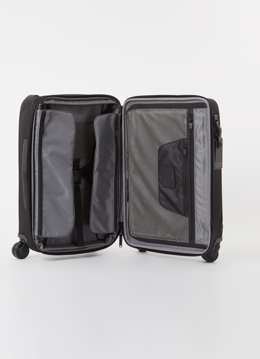 TUMI Alpha 3 International Office vergrootbare spinner 56 cm  - detail 3 zwart