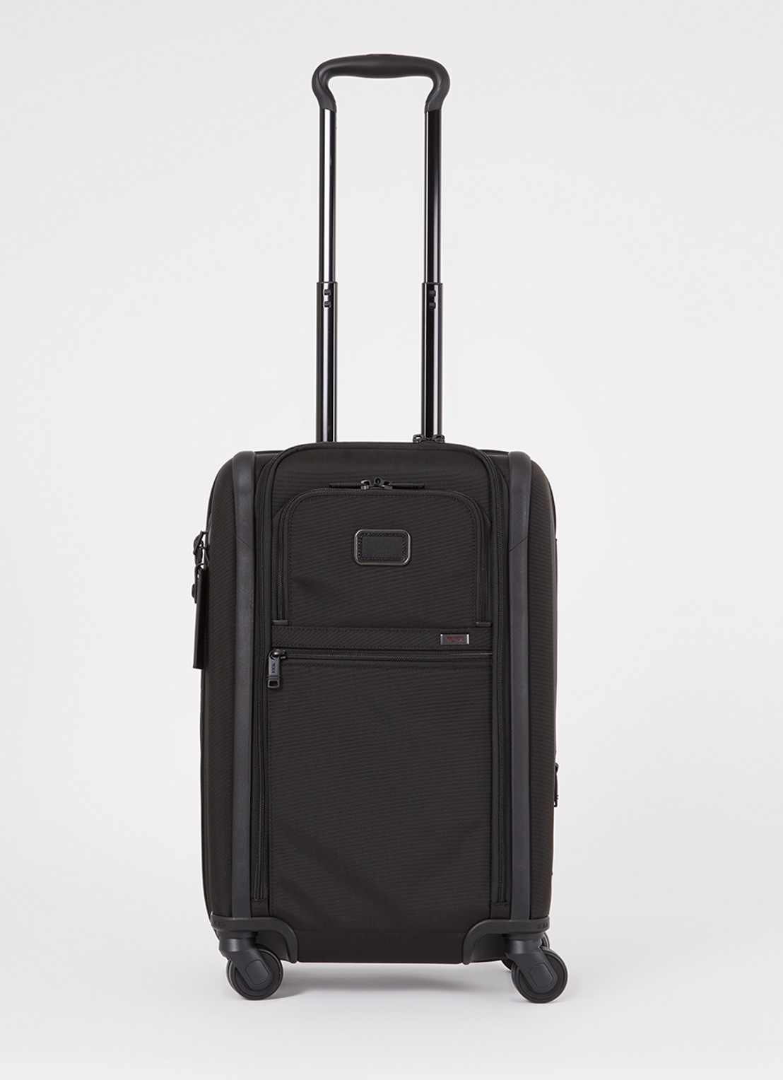 TUMI Alpha 3 International vergrootbare spinner met USB- poort 56 cm - voorkant 3 zwart