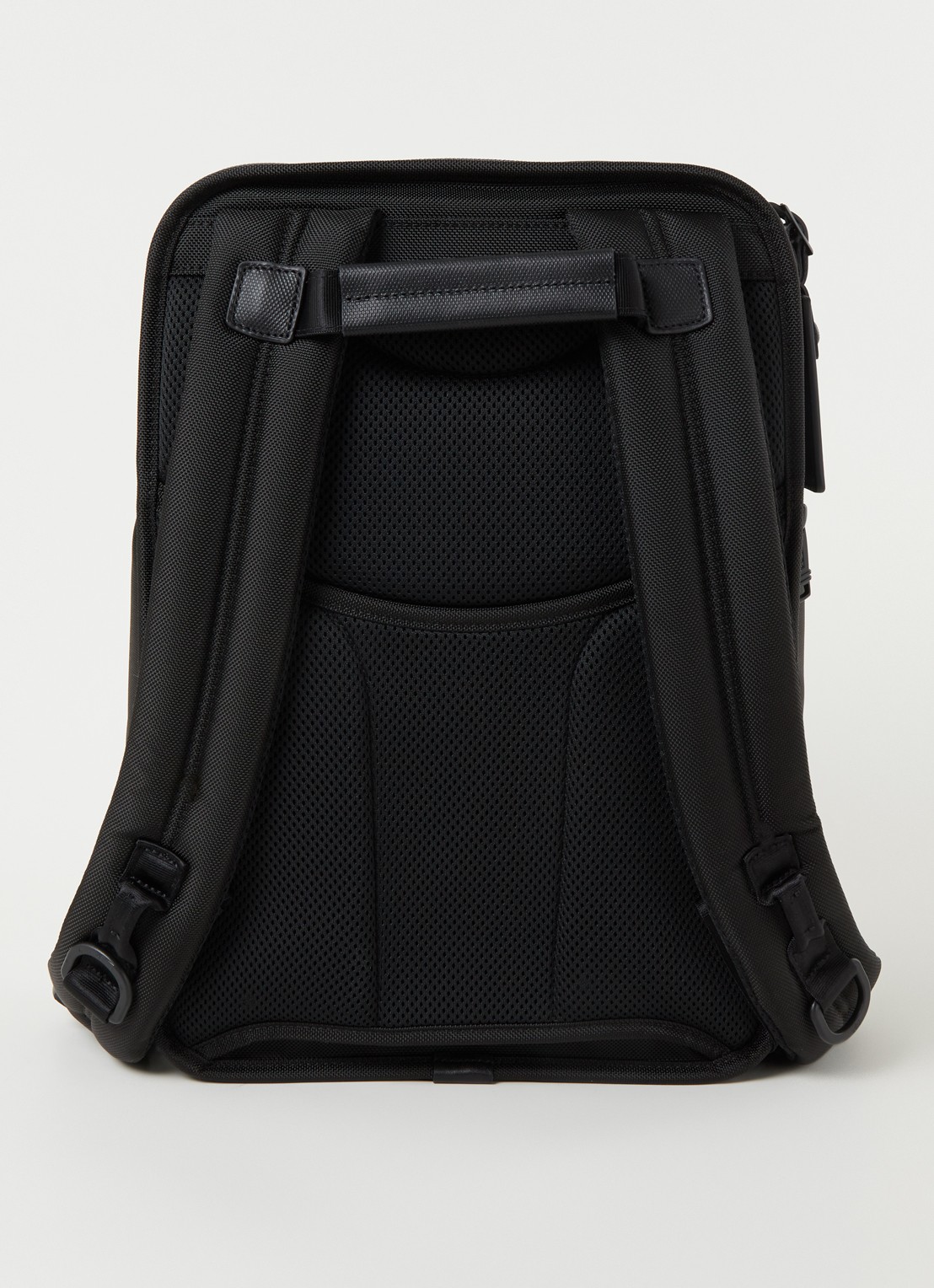 TUMI Alpha 3 Slim rugzak met 15 inch laptopvak - achterkant 3 zwart