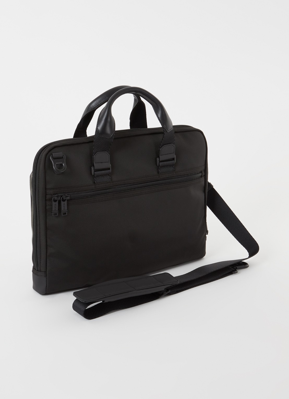 TUMI Alpha Bravo Academy businesstas met 15 inch laptopvak - achterkant 3 zwart