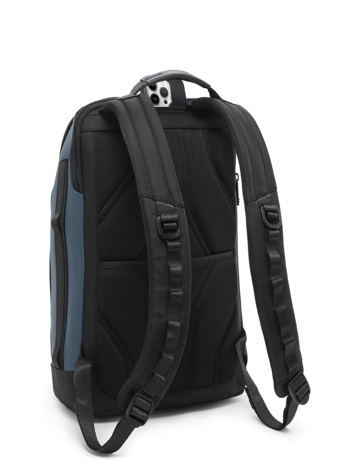 TUMI Alpha Bravo Dynamic rugzak met 15 inch laptopvak - unisex - detail 3 staalblauw