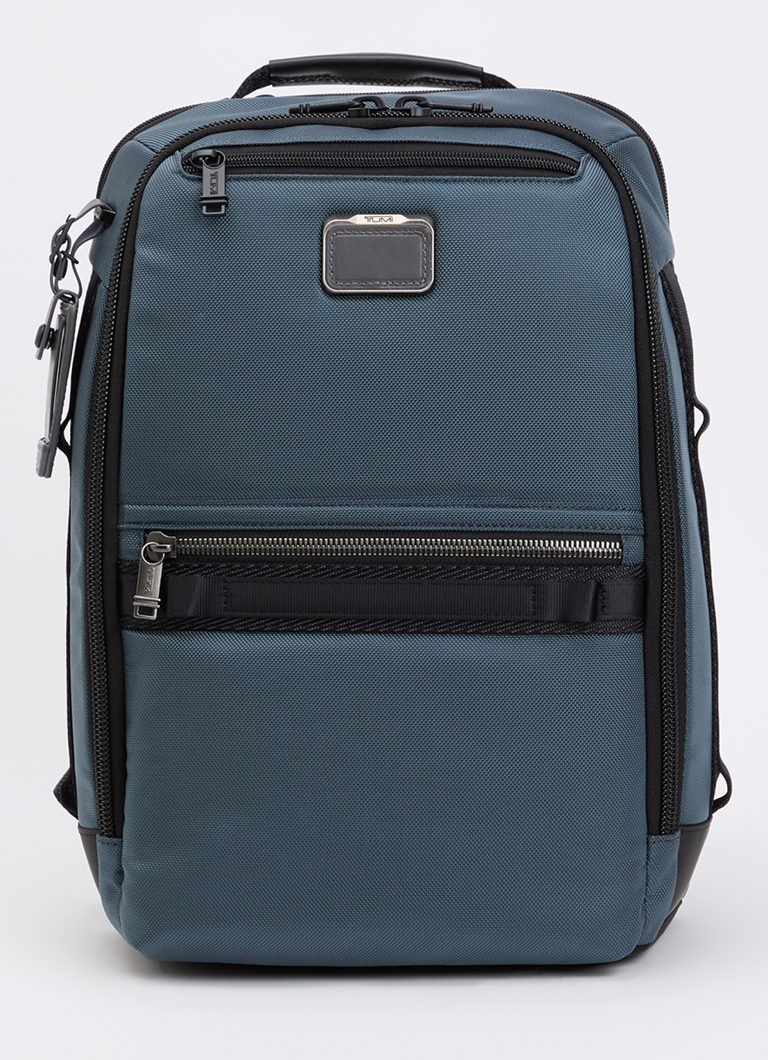 TUMI Alpha Bravo Dynamic rugzak met 15 inch laptopvak - unisex - voorkant staalblauw