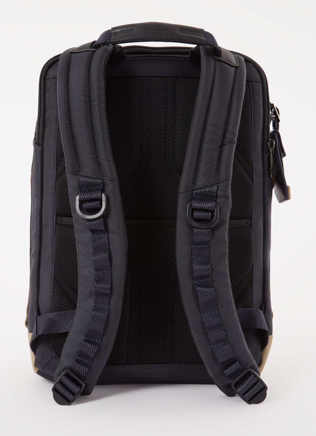 TUMI Alpha Bravo Dynamic rugzak met 15 inch laptopvak - achterkant donkerblauw