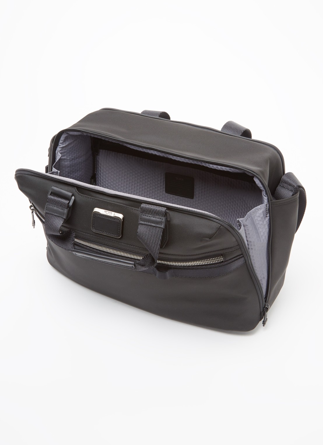 TUMI Alpha Bravo Fleet Day schoudertas met 15 inch laptopvak  - detail 2 zwart