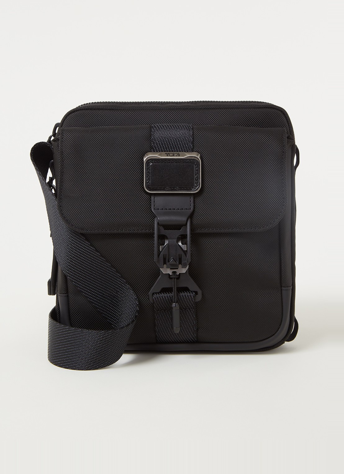 TUMI Alpha Bravo Junior crossbodytas met verstelbare schouderriem - voorkant 4 zwart