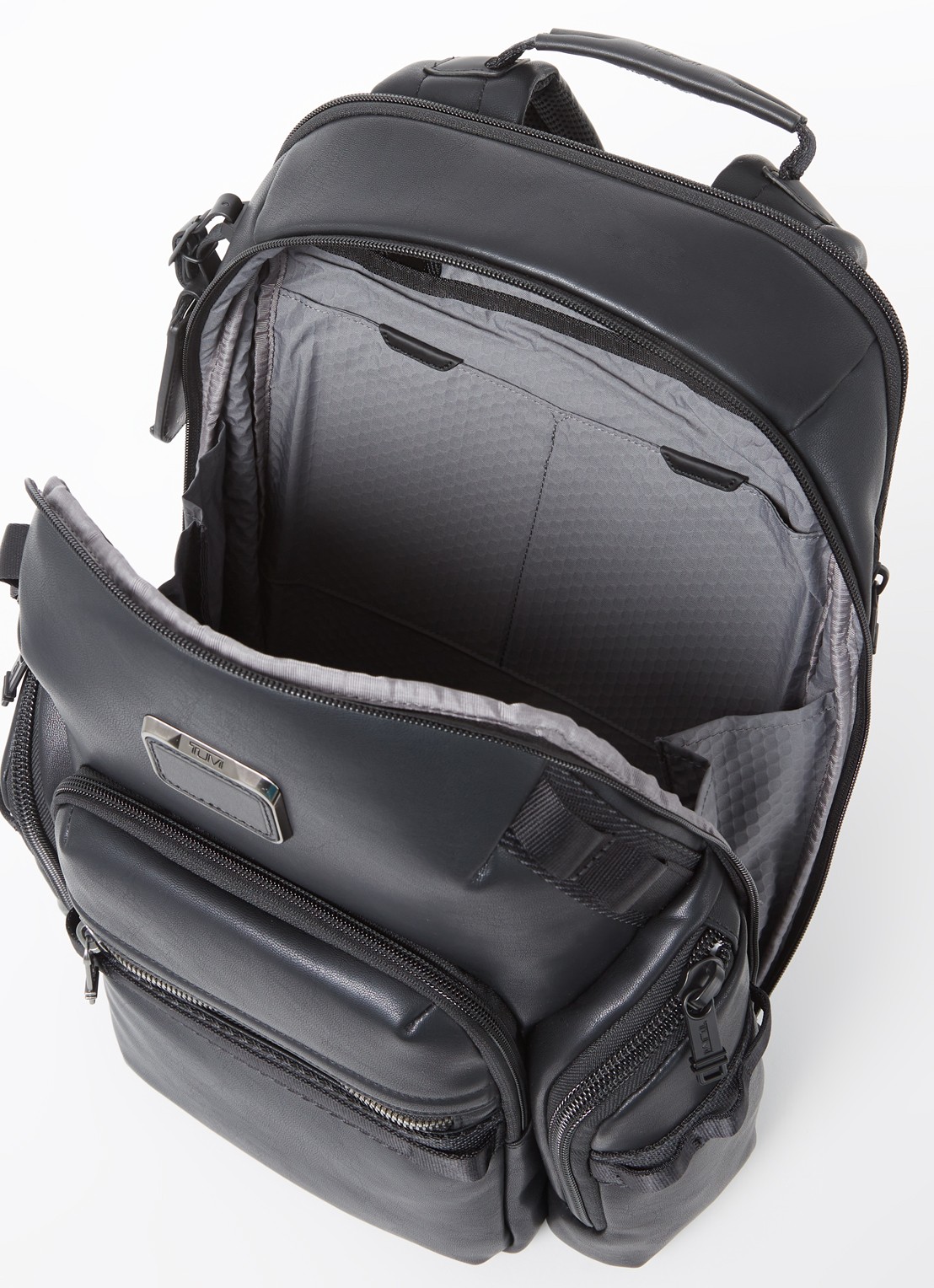 TUMI Alpha Bravo Navigation rugzak met 15 inch laptopvak  - detail zwart