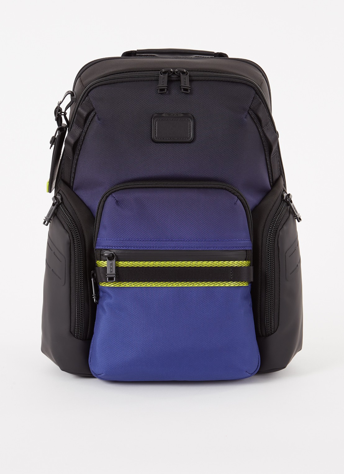 TUMI Alpha Bravo Navigation rugzak met 15 inch laptopvak - voorkant 2 zwart