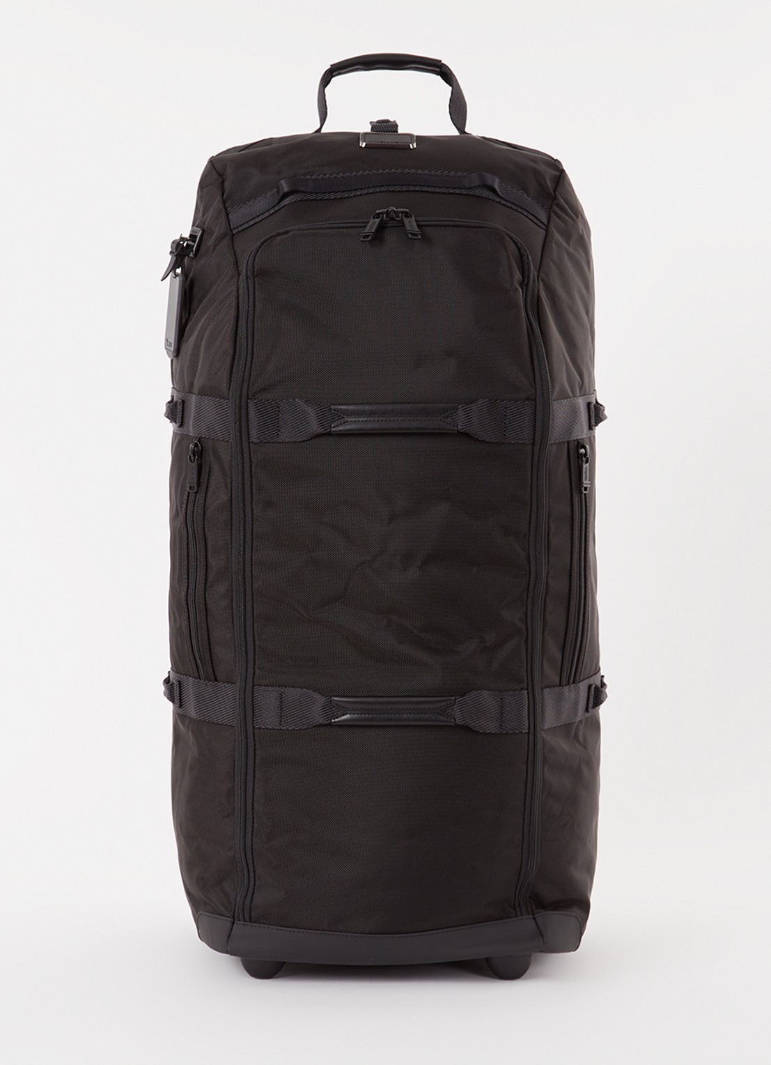 TUMI Alpha Bravo Opvouwbare duffel weekendtas - voorkant zwart