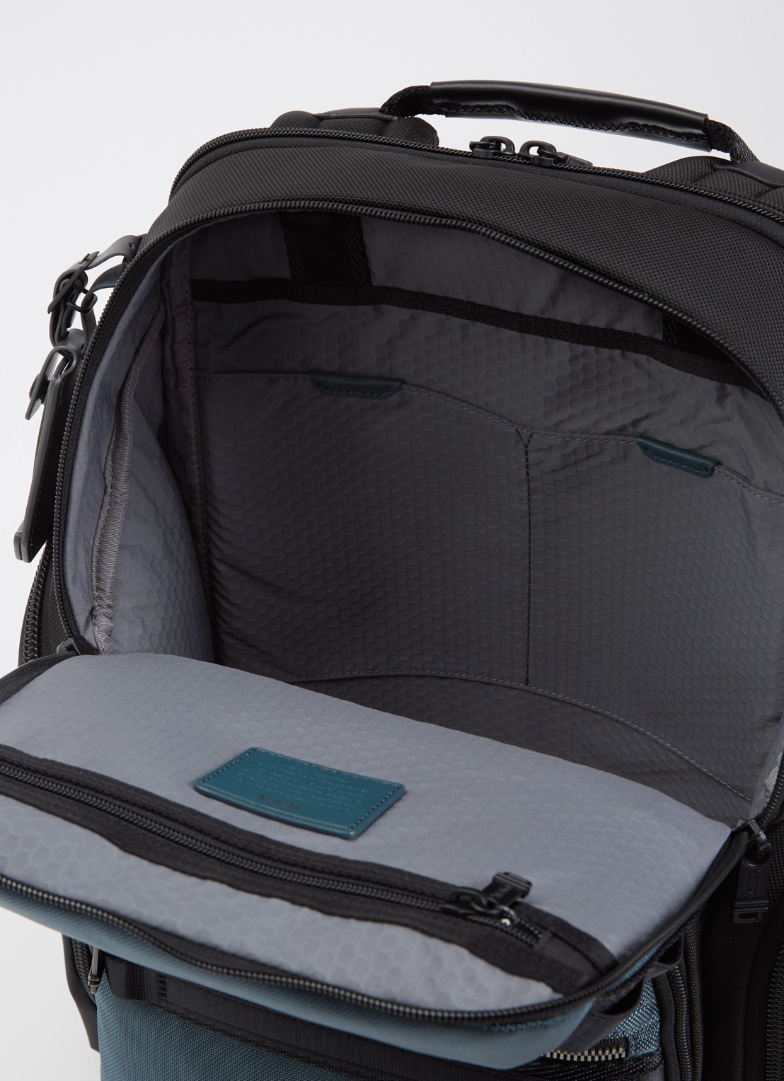 TUMI Alpha Bravo Search rugzak met 15 inch laptopvak - unisex - detail 4 petrol