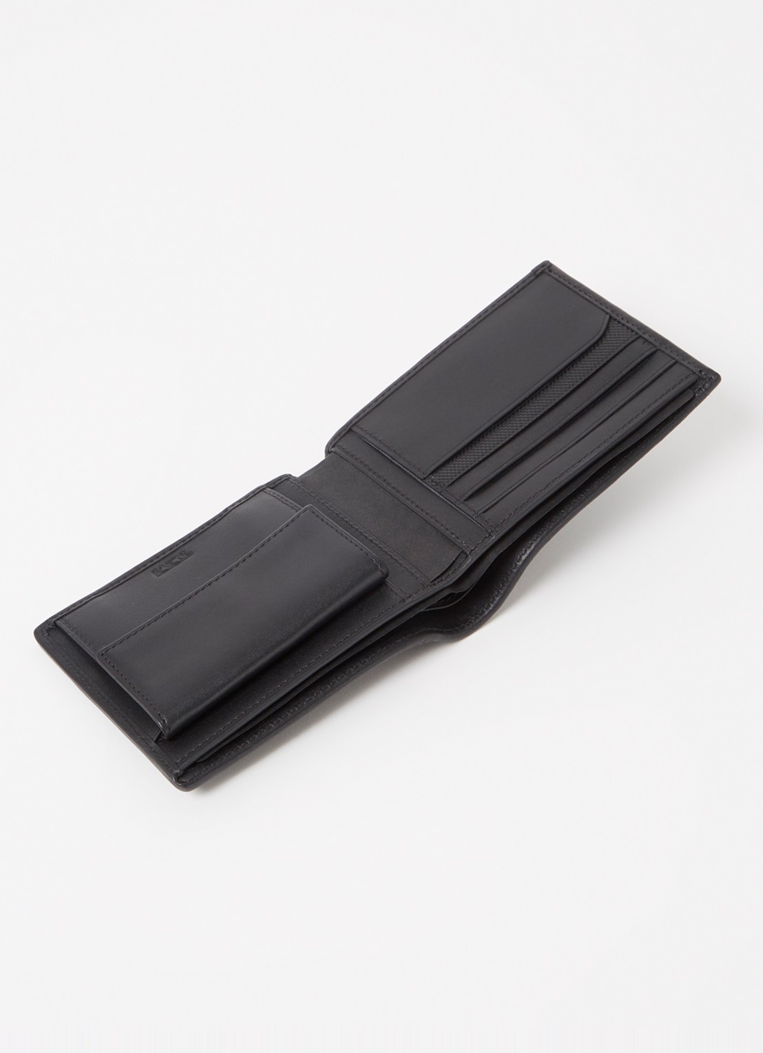 TUMI Alpha Global portemonnee met logo - voorkant 2 zwart