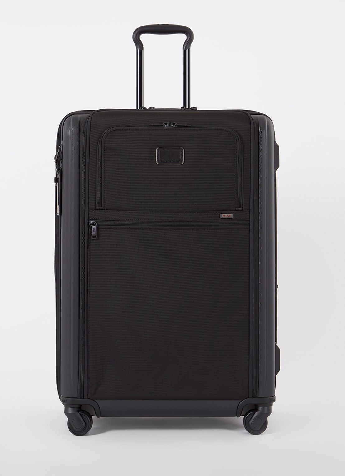 TUMI Alpha Hybrid Medium vergrootbare spinner 73,5 cm - voorkant zwart