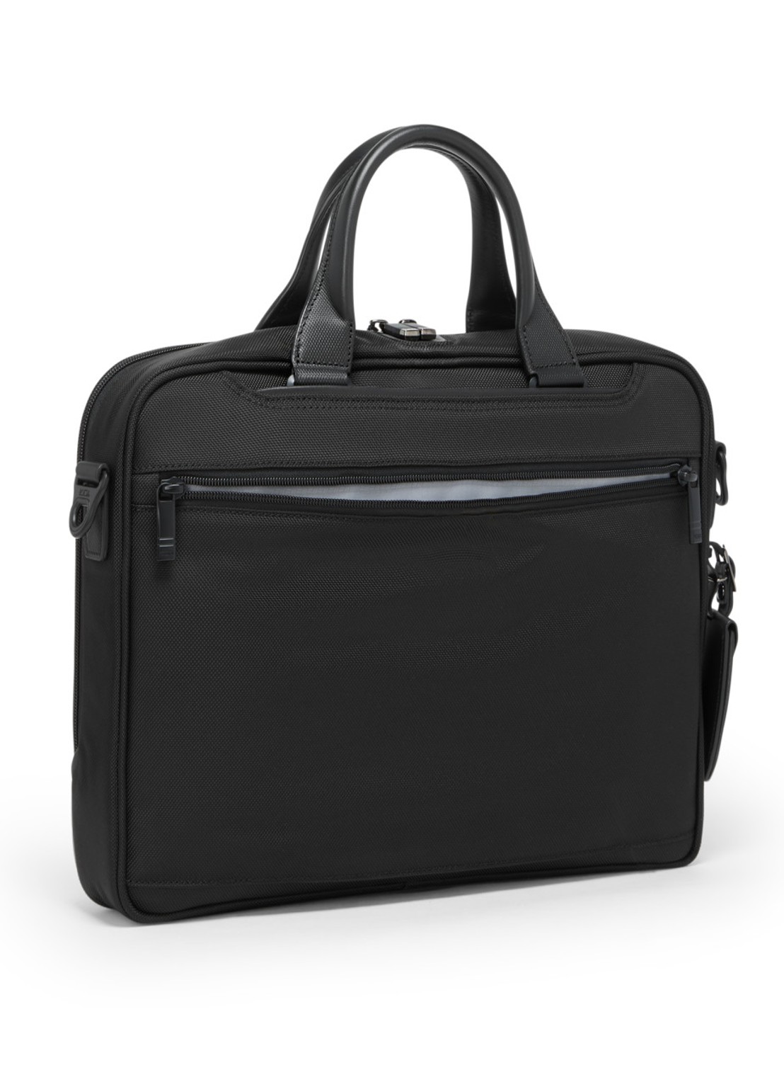 TUMI Alpha Medium businesstas met 15 inch laptopvak - detail 3 zwart