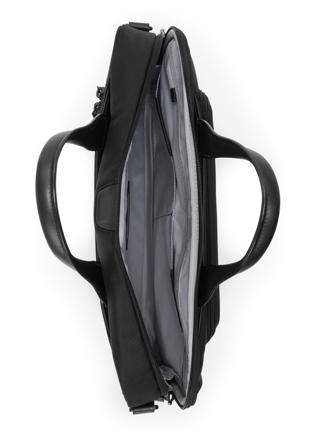 TUMI Alpha Medium businesstas met 15 inch laptopvak - detail 4 zwart