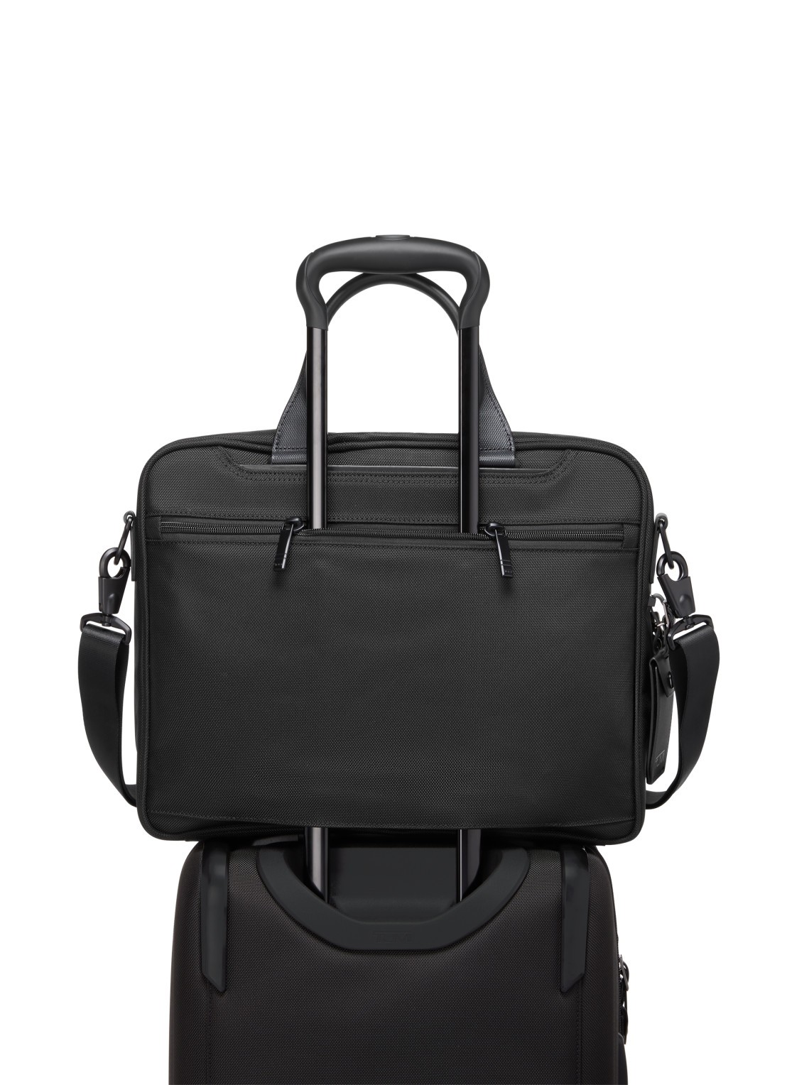 TUMI Alpha Medium businesstas met 15 inch laptopvak - detail 5 zwart