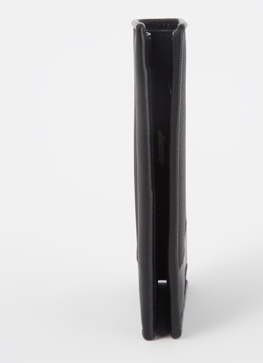 TUMI Alpha paspoortetui met leren details - detail 3 zwart