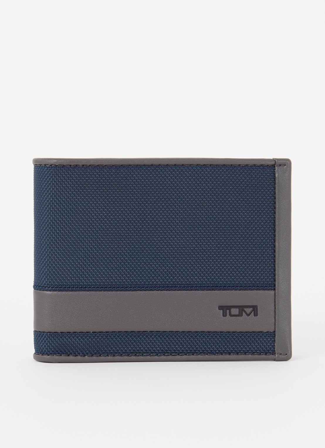 TUMI Alpha portemonnee met logo - voorkant 2 donkerblauw
