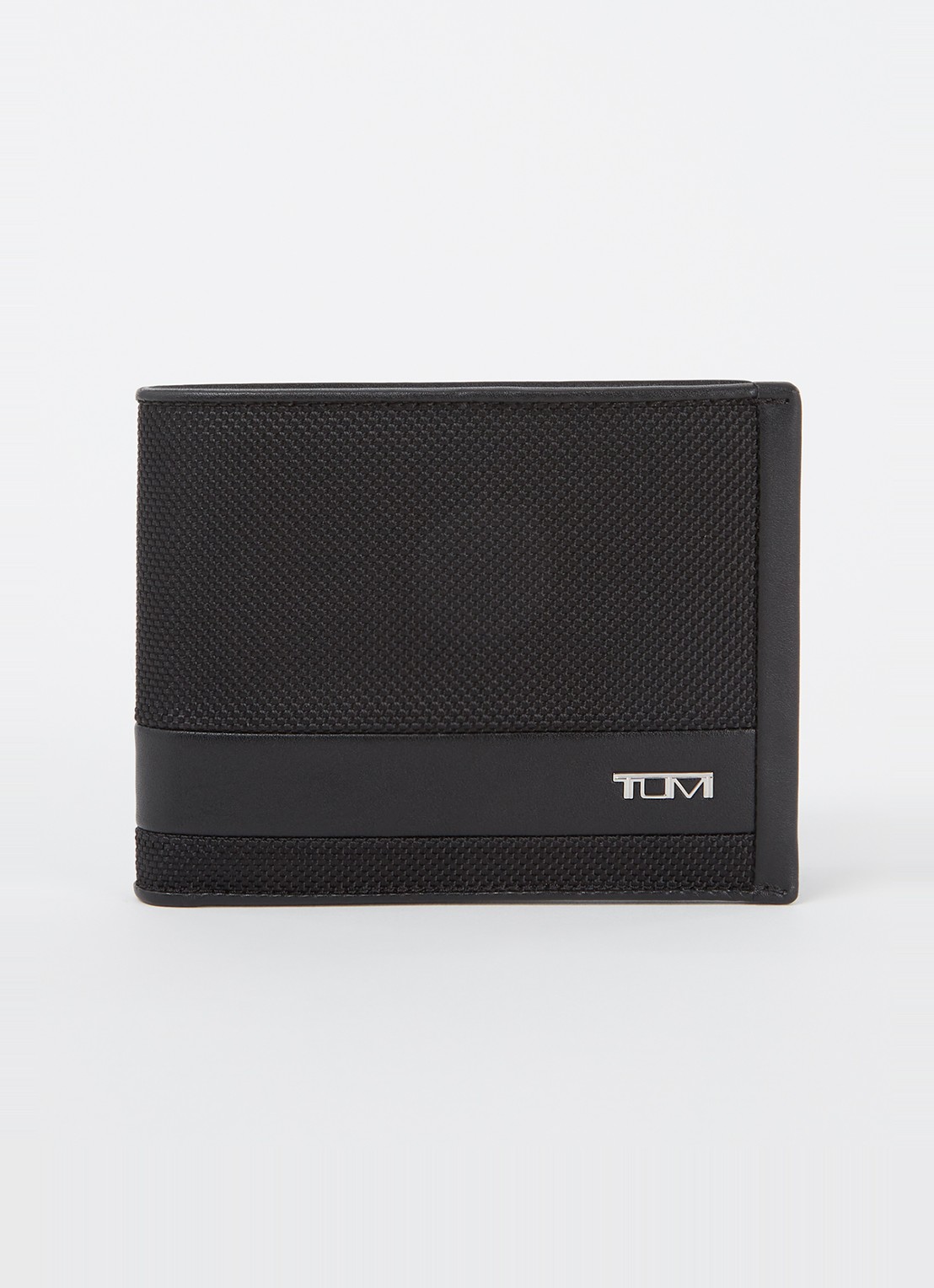 TUMI Alpha portemonnee met logo - voorkant zwart