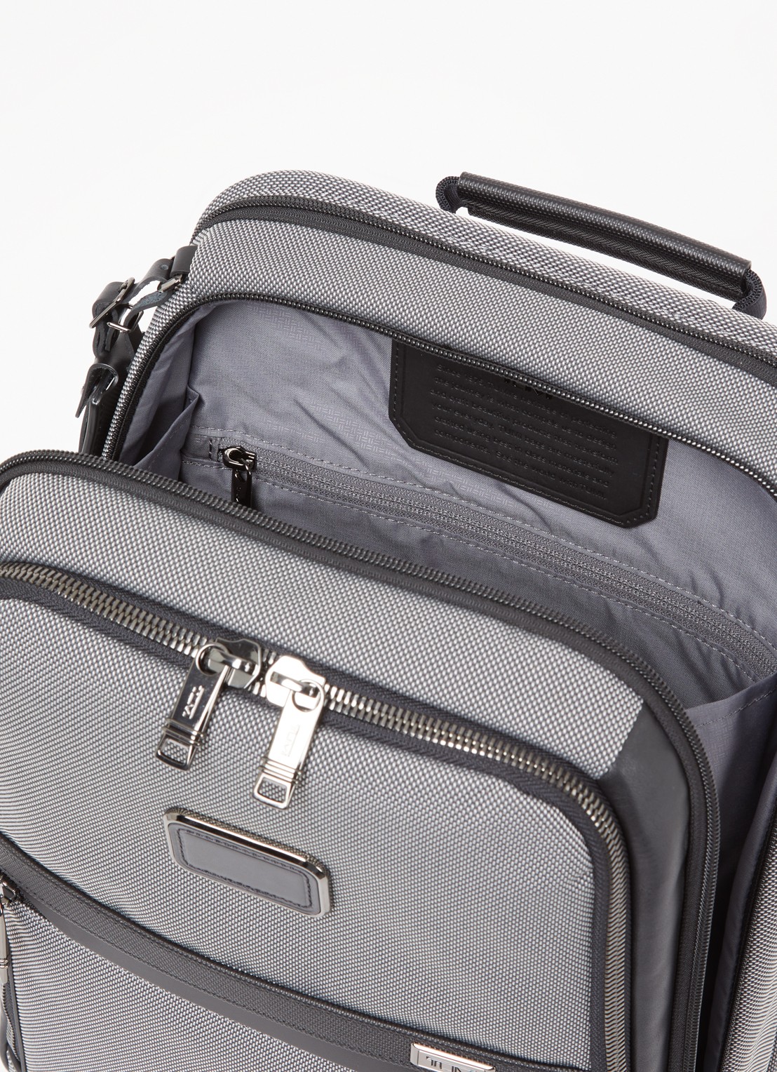 TUMI Alpha X Slim rugzak met 14 inch laptopvak - detail 3 donkergrijs