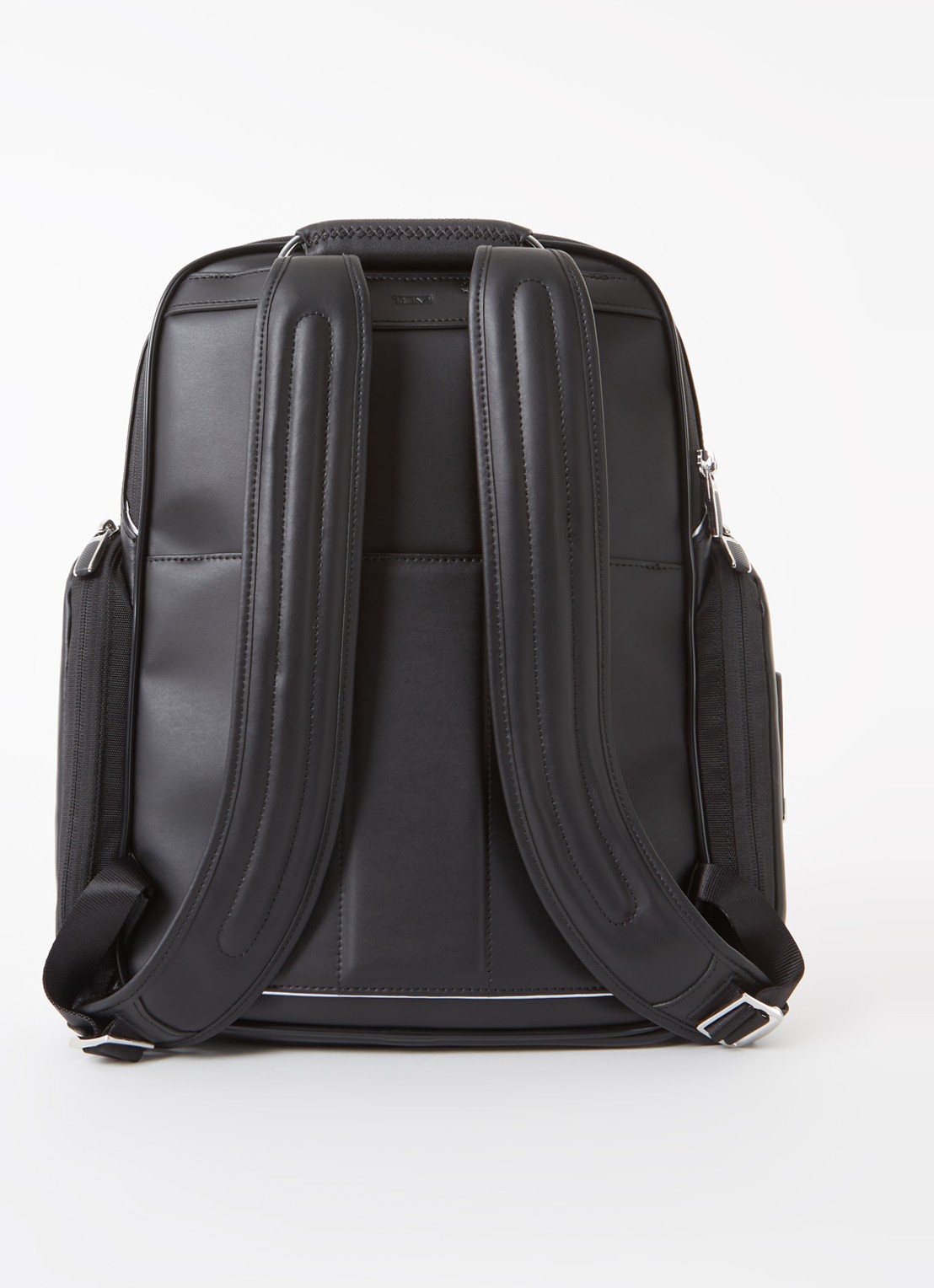 TUMI Arrivé Larson rugzak met 14 inch laptopvak - achterkant zwart