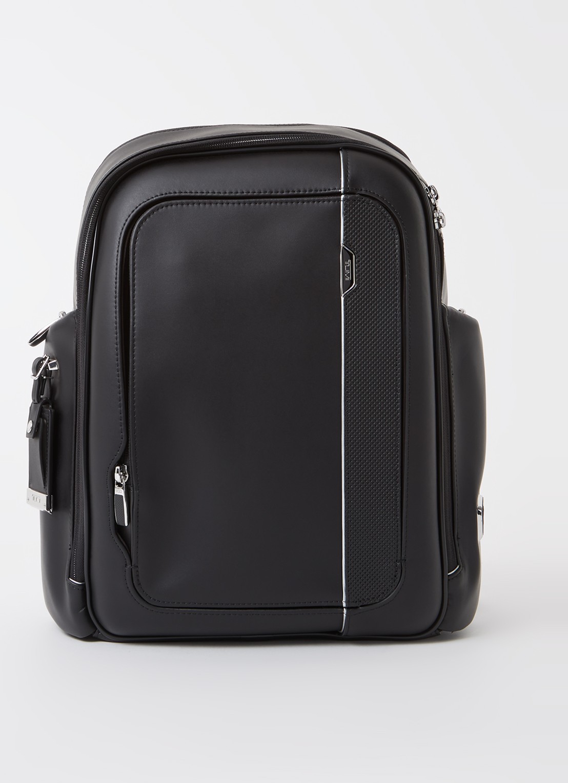 TUMI Arrivé Larson rugzak met 14 inch laptopvak - voorkant 3 zwart