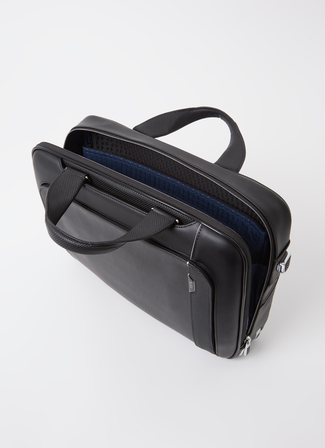 TUMI Arrivé Sadler businesstas met 15 inch laptopvak  - detail 2 zwart