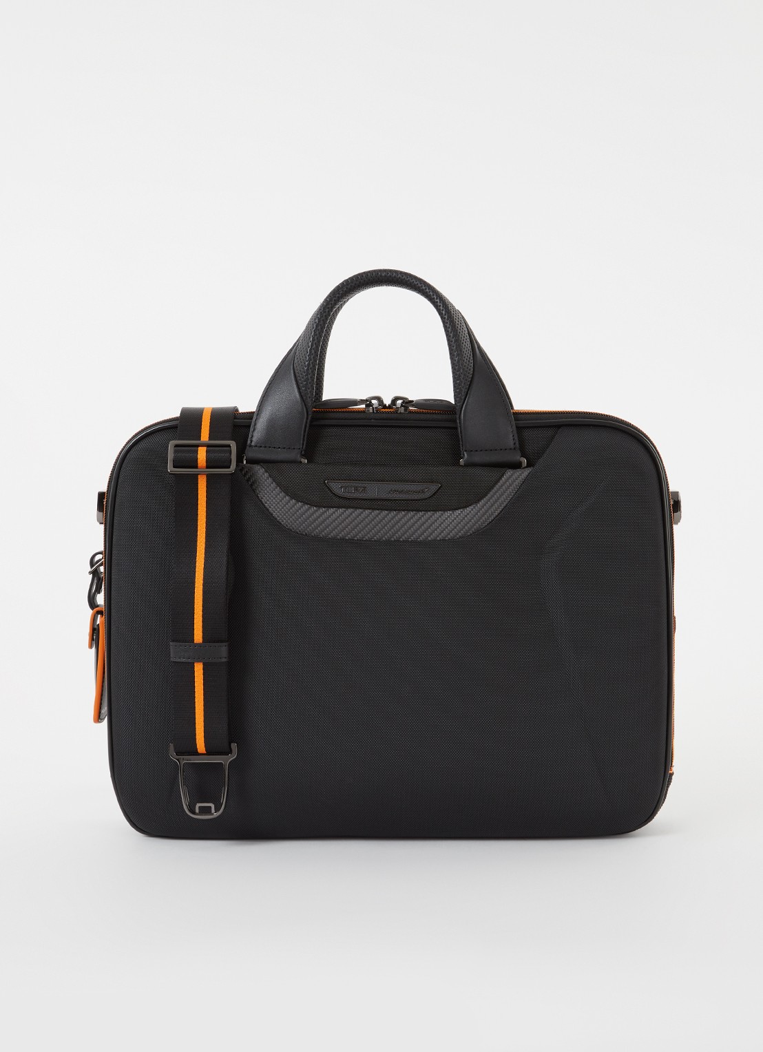 TUMI Axle Mclaren businesstas met 14 inch laptopvak - voorkant 3 zwart