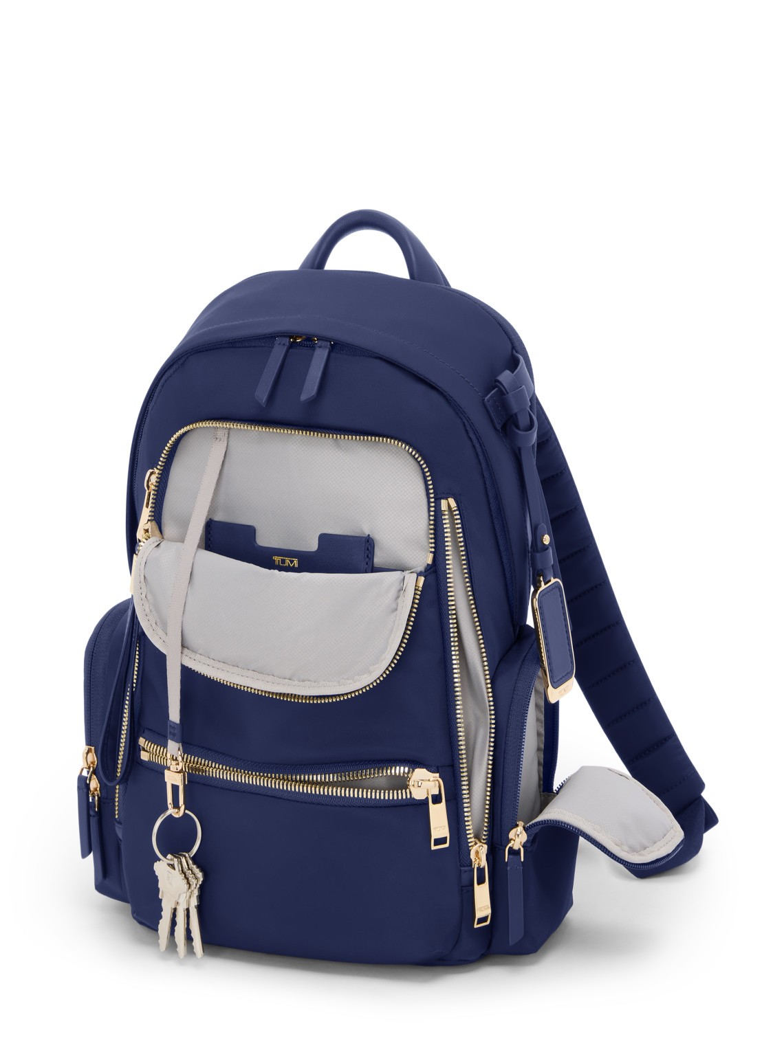 TUMI Celina rugzak met 12 inch laptopvak - voorkant 4 indigo