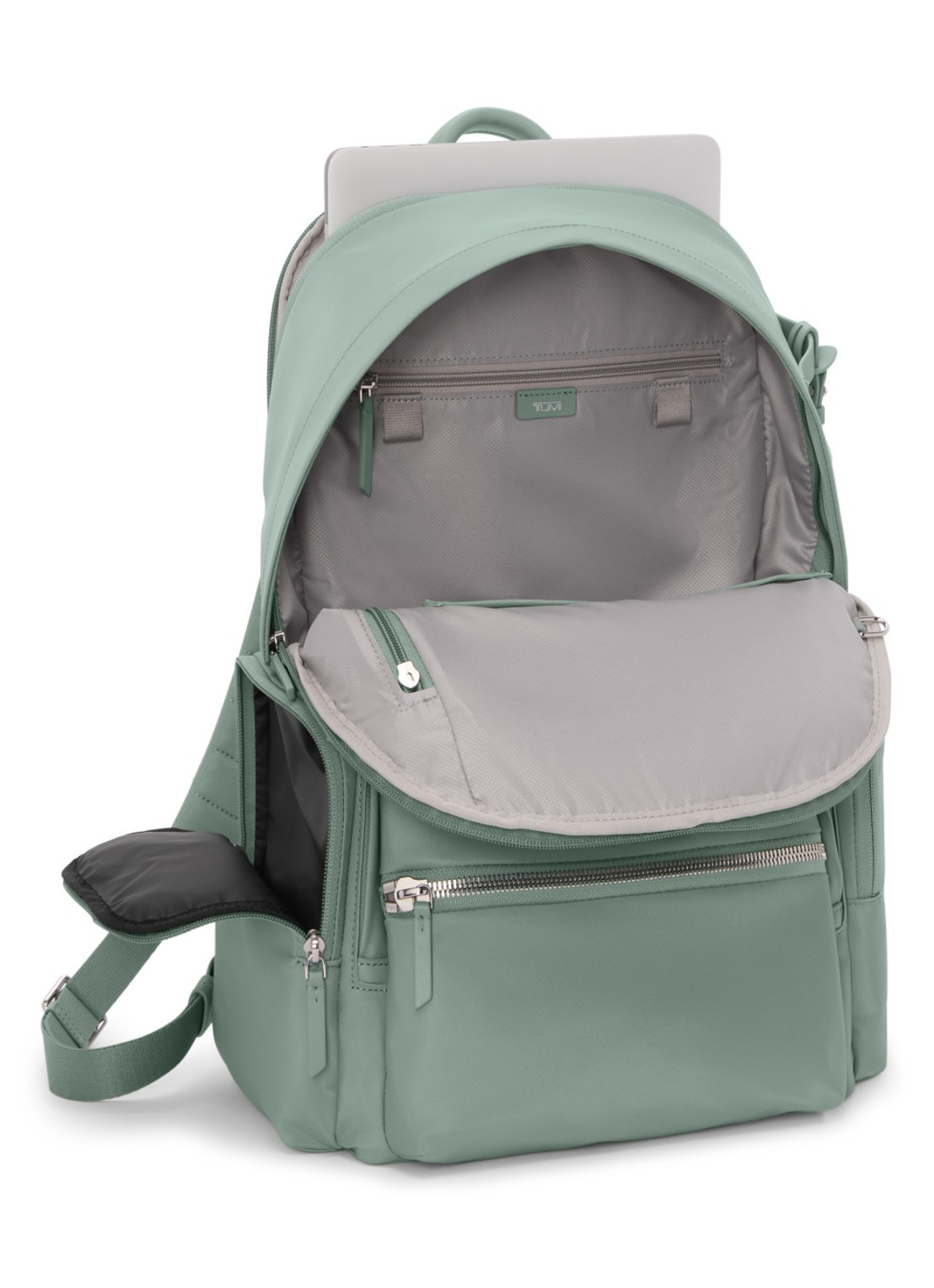 TUMI Celina rugzak met 16 inch laptopvak - achterkant 3 groen
