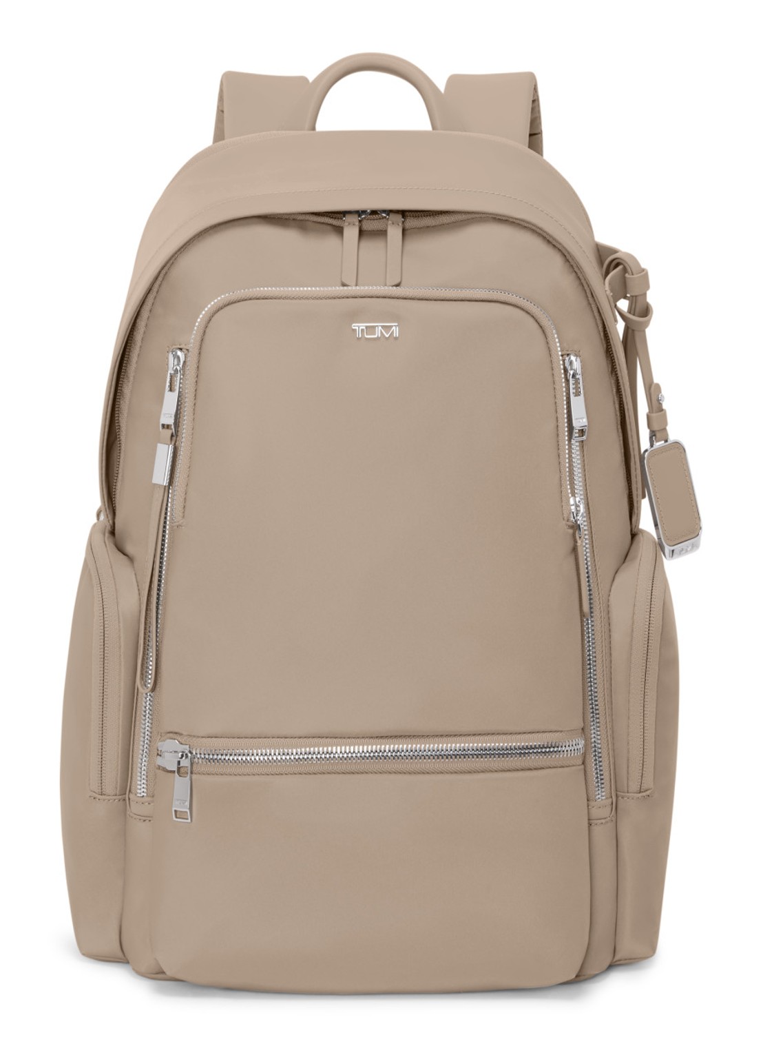 TUMI Celina rugzak met 16 inch laptopvak - voorkant 2 beige