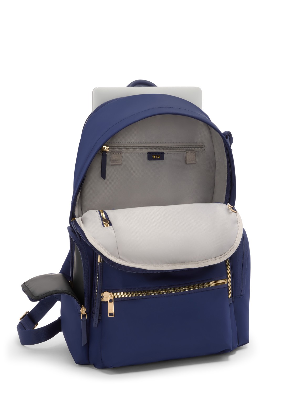TUMI Celina rugzak met 16 inch laptopvak - achterkant indigo