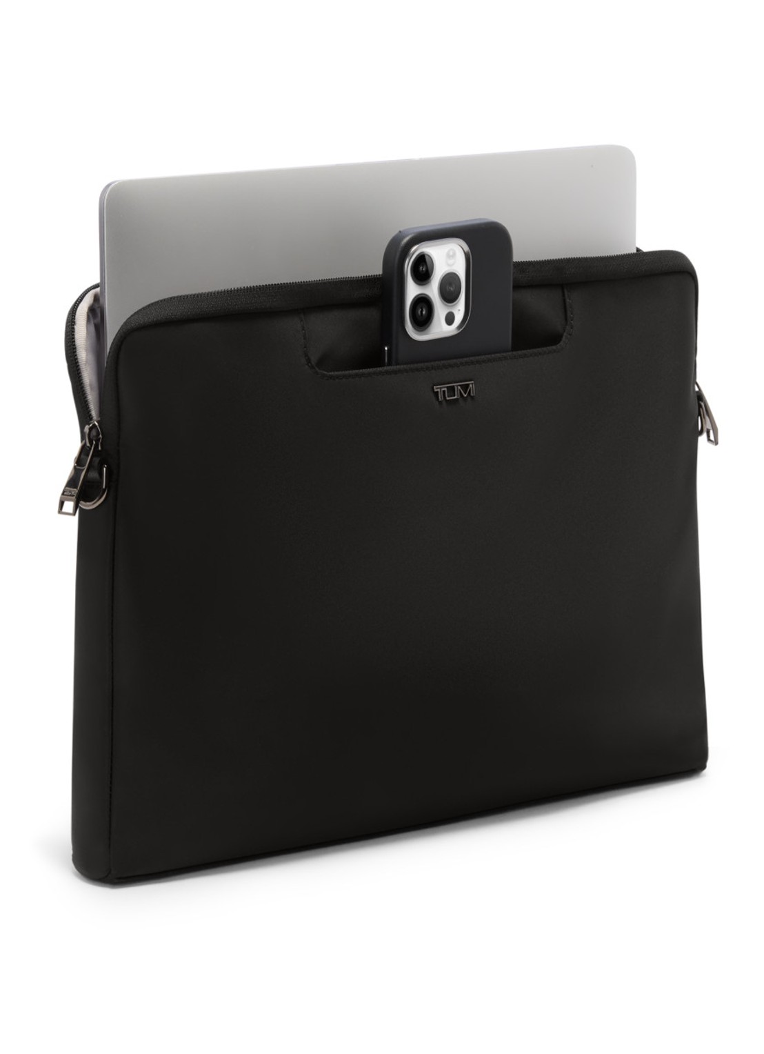TUMI Dakota laptoptas met afneembare schouderriem - achterkant 3 zwart
