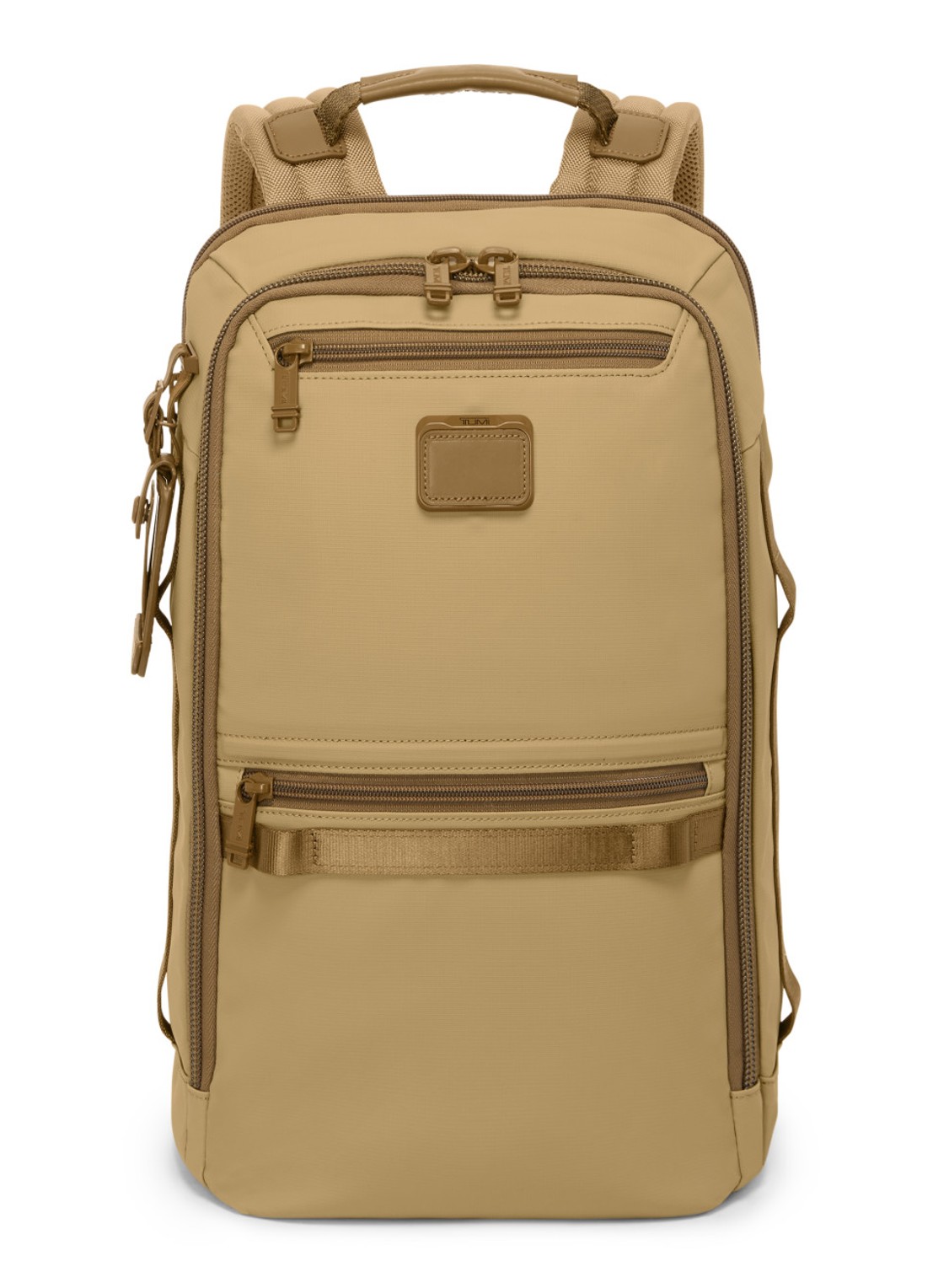 TUMI Dynamic rugzak met 16 inch laptopvak - voorkant 2 khaki