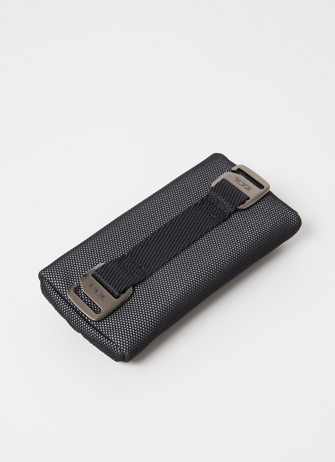TUMI Etui met logo - achterkant 2 donkergrijs